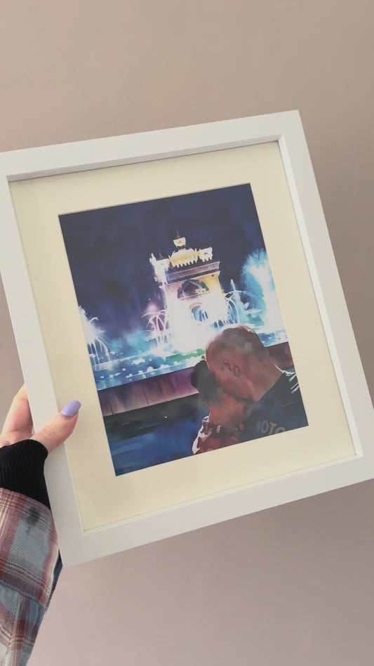Framed personalised Portrait